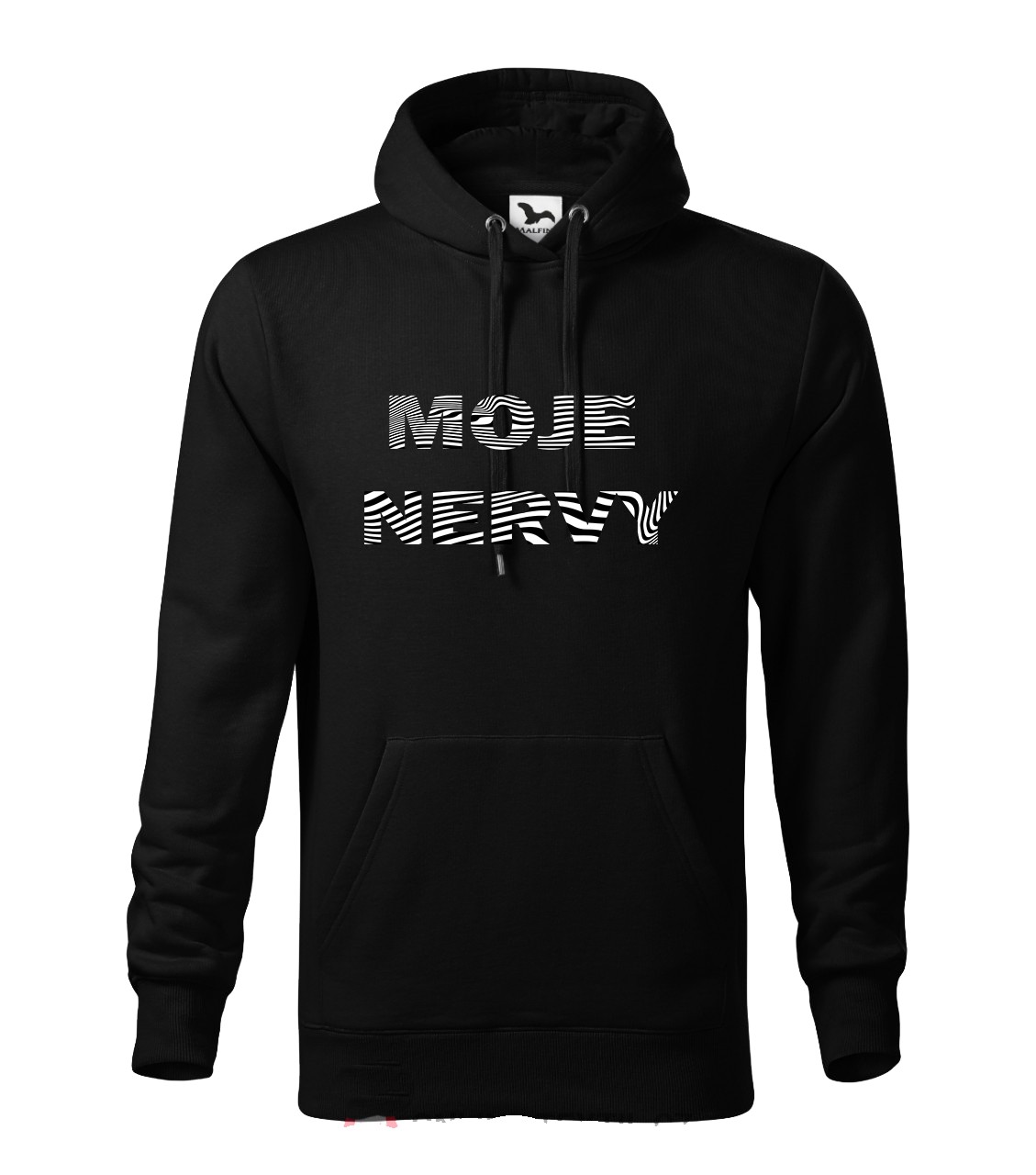 Mikina s kapucňou s vtipným motívom  Moje nervy
