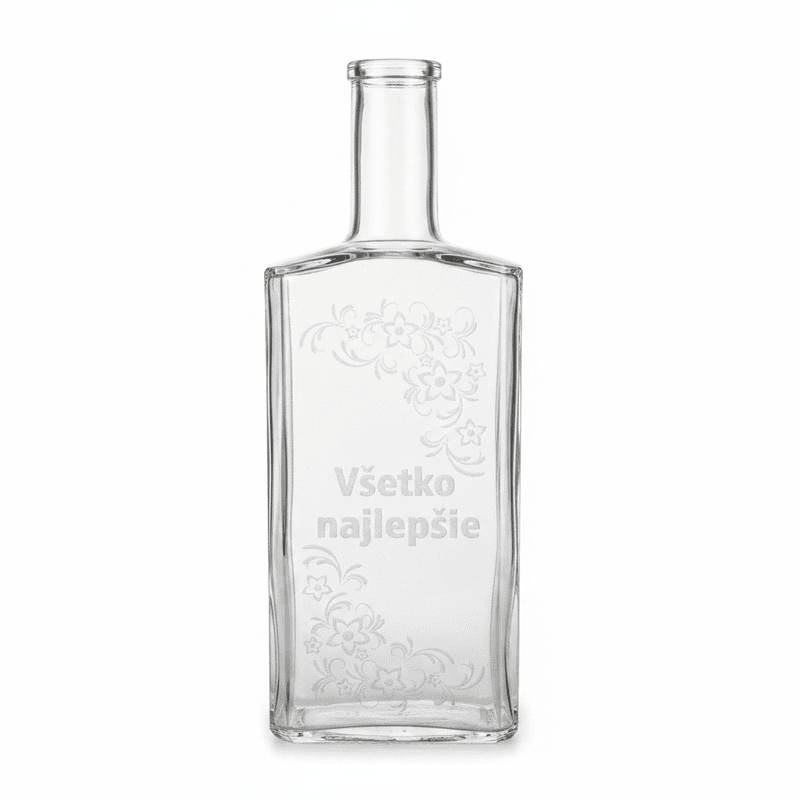 Darčeková fľaša Všetko najlepšie 1000ml