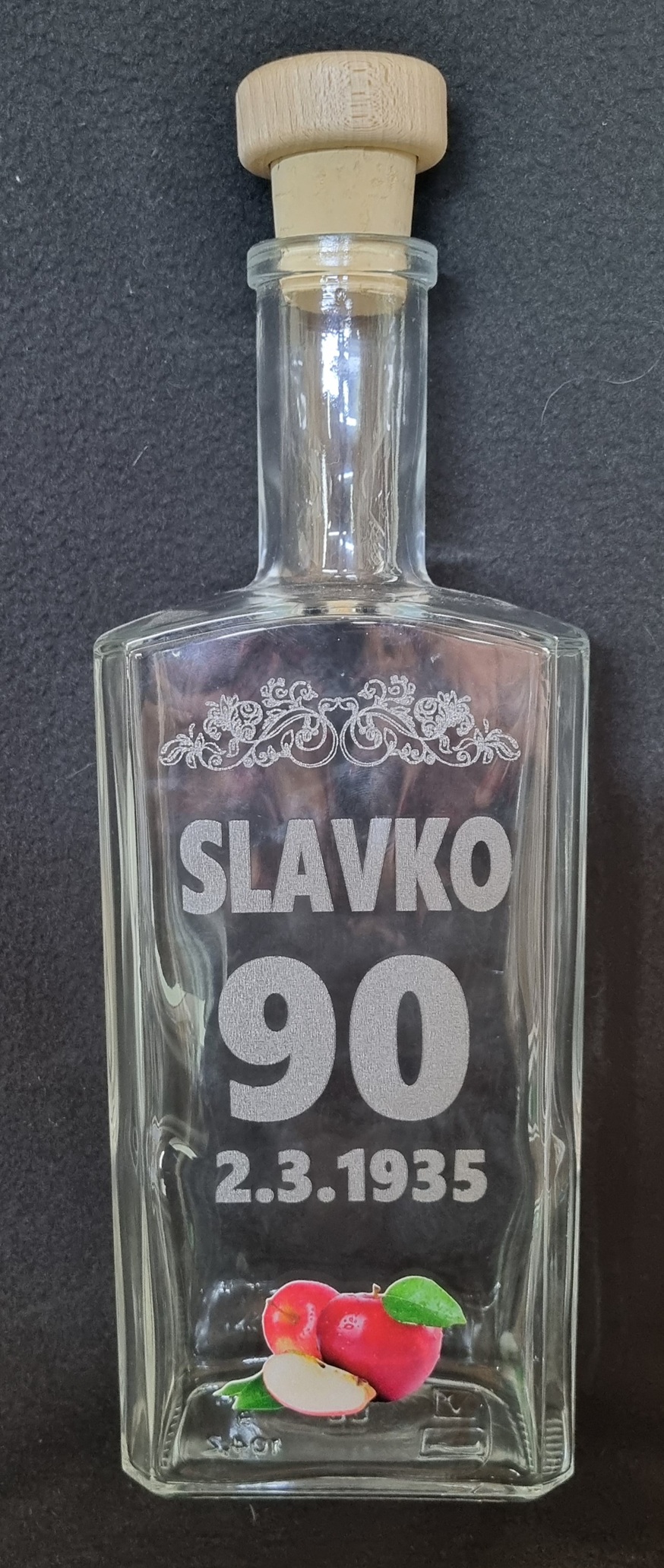 Darčekové fľaše gravírované 