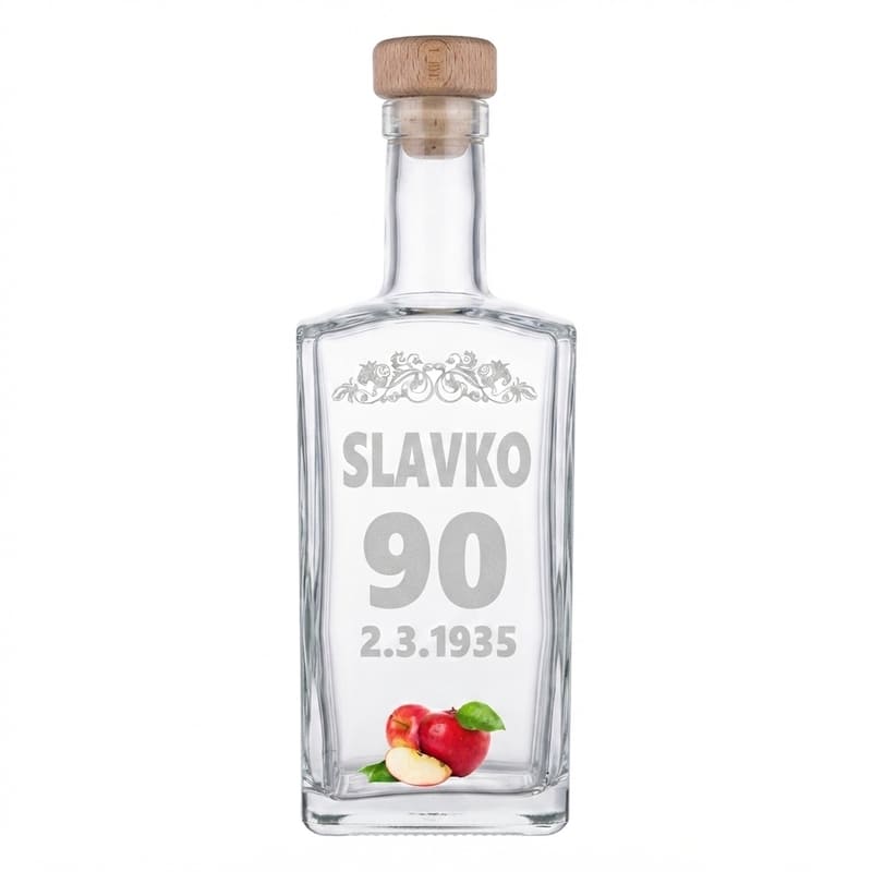 Darčekové fľaše gravírované 