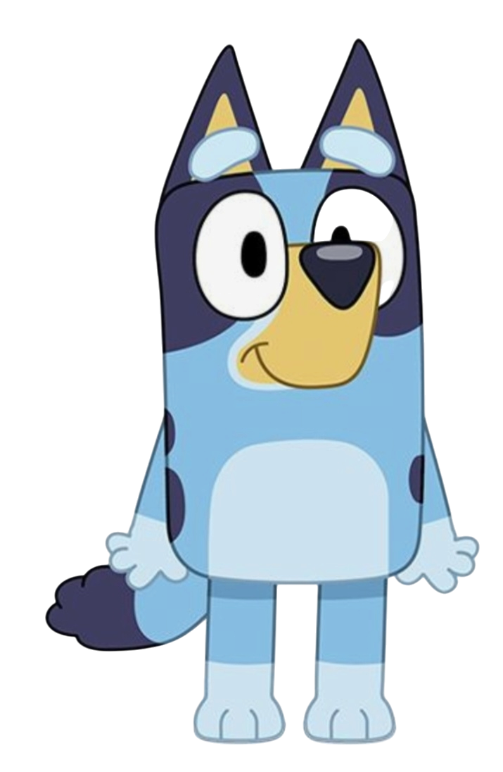 Zápich na tortu s motívom BLUE pes