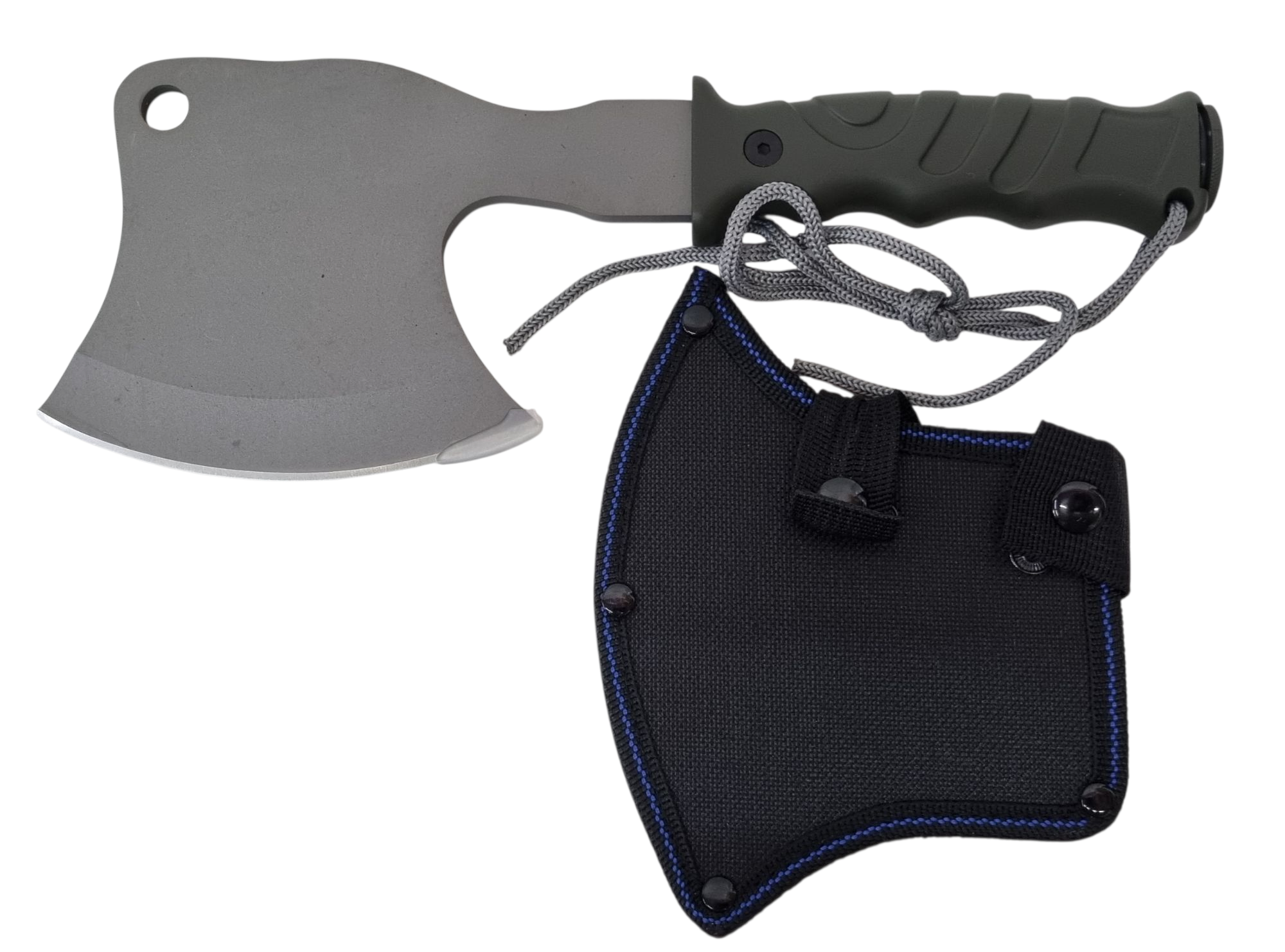 Sekera "SURVIVAL OUTDOOR" s výbavou na prežitie + púzdro