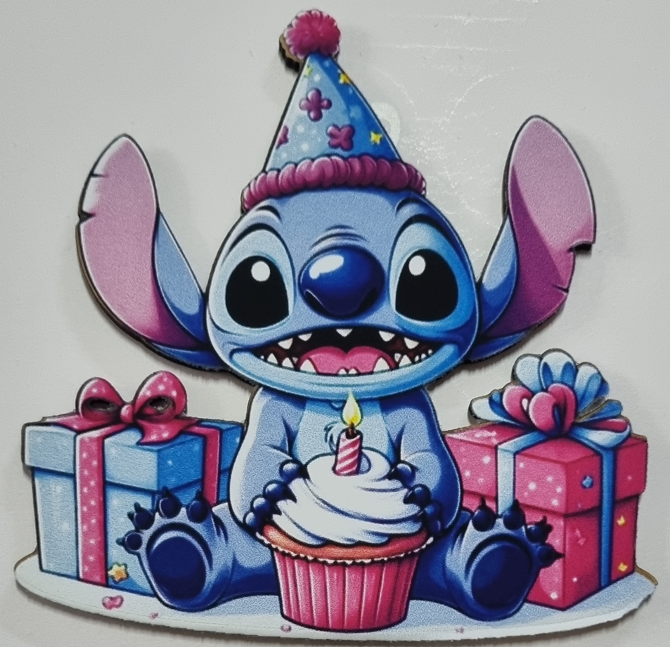 Zápich na tortu STITCH s darčekom