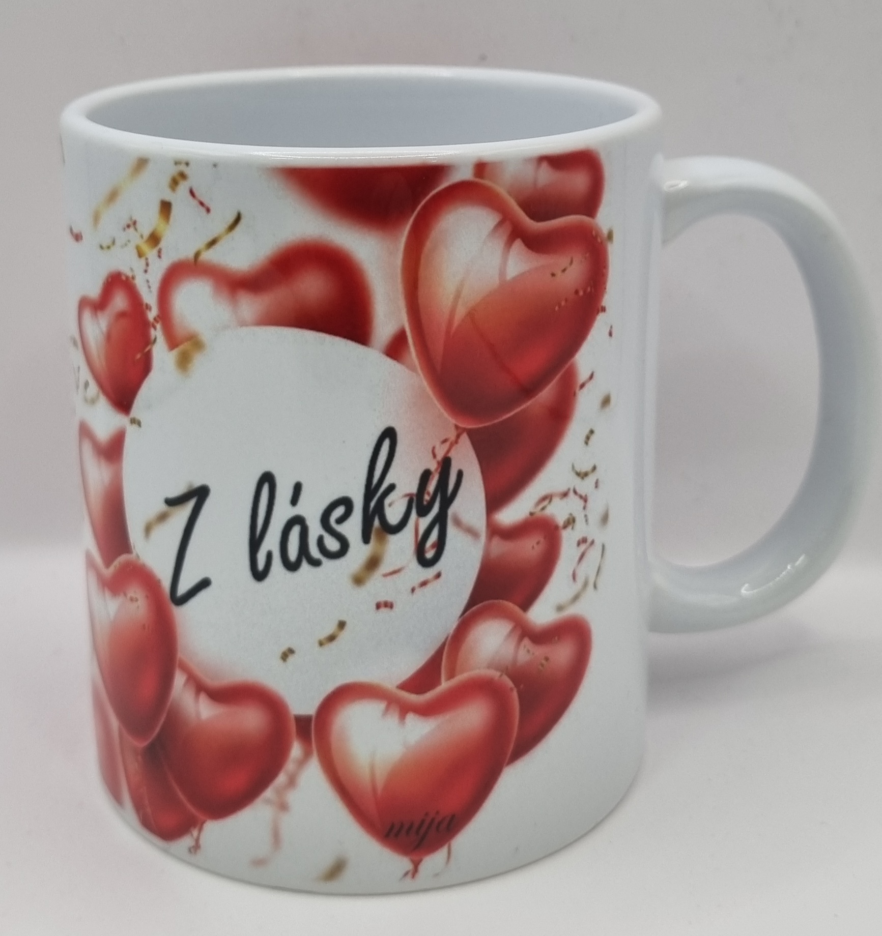 Hrnček keramický s potlačou Z lásky