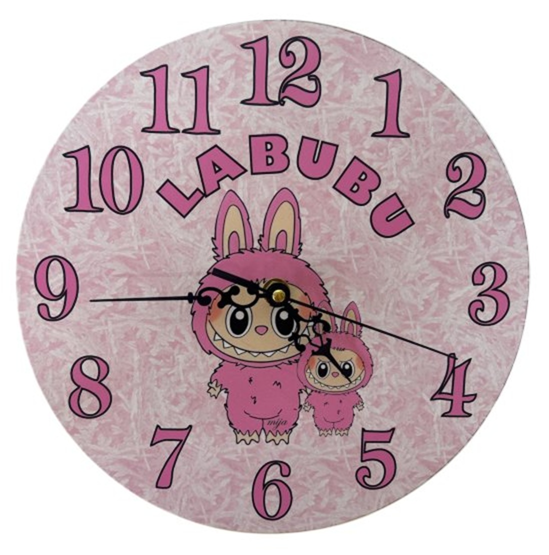 Drevené hodiny Labubu ø 25cm