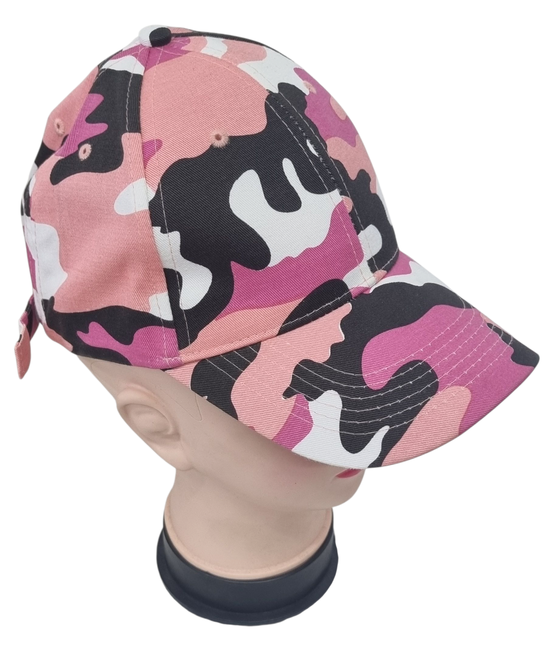 Šiltovka UNI maskáčová malinová