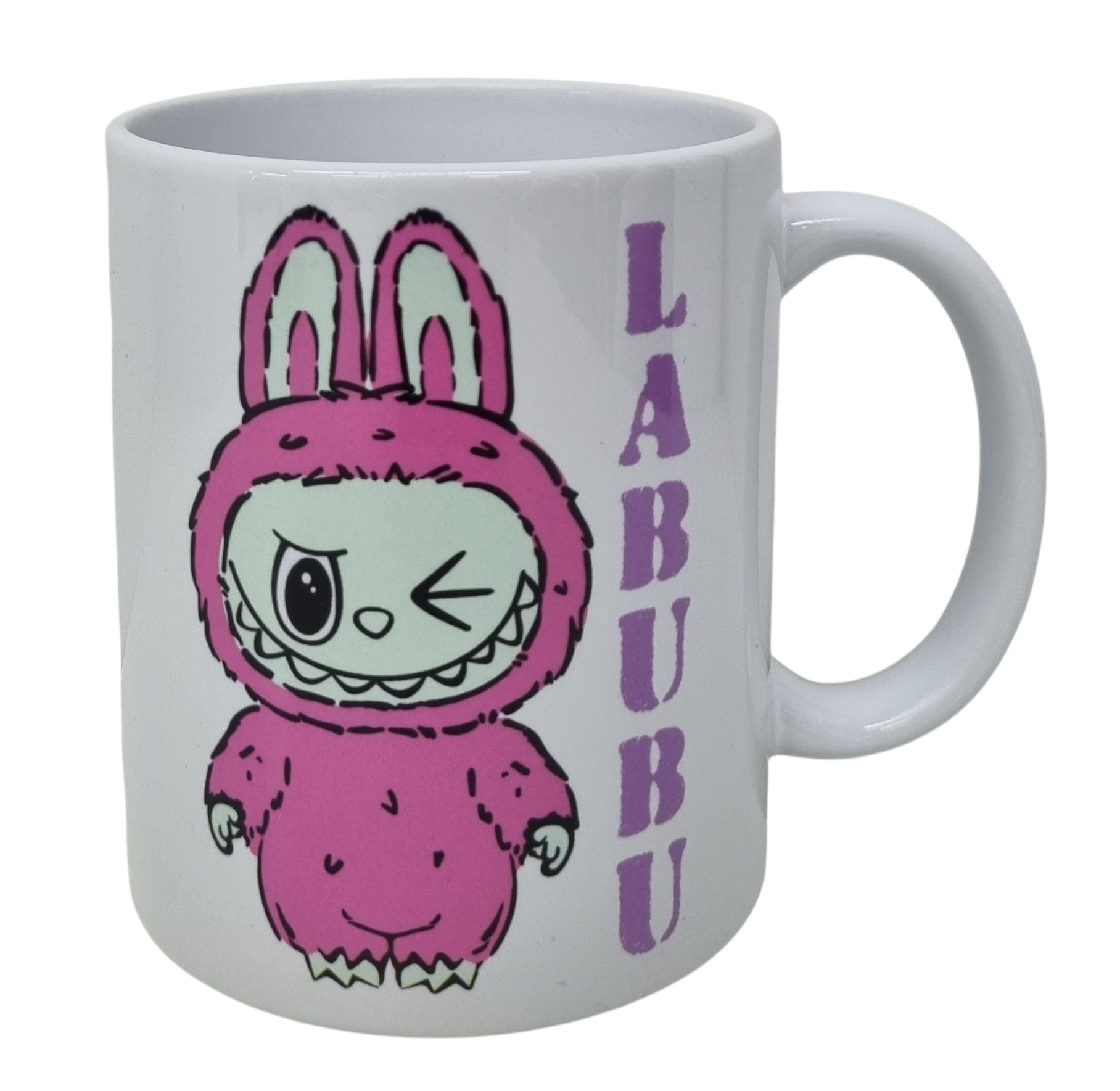 Hrnček keramický s potlačou LABUBU ružový