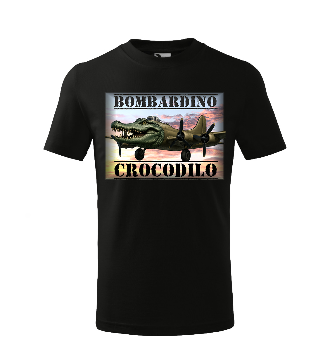 Tričko s motívom Bombardino Crocodilo