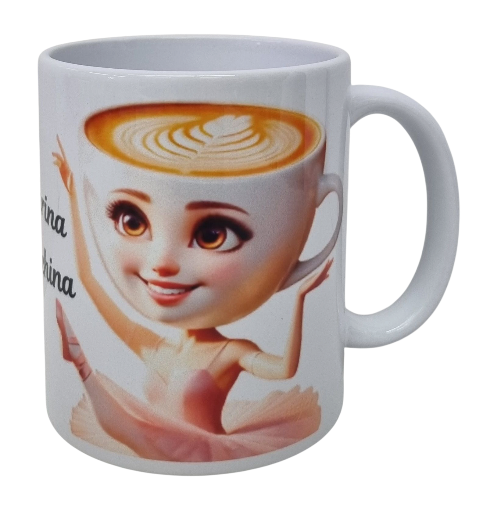 Hrnček keramický s potlačou Ballerina Cappuccina
