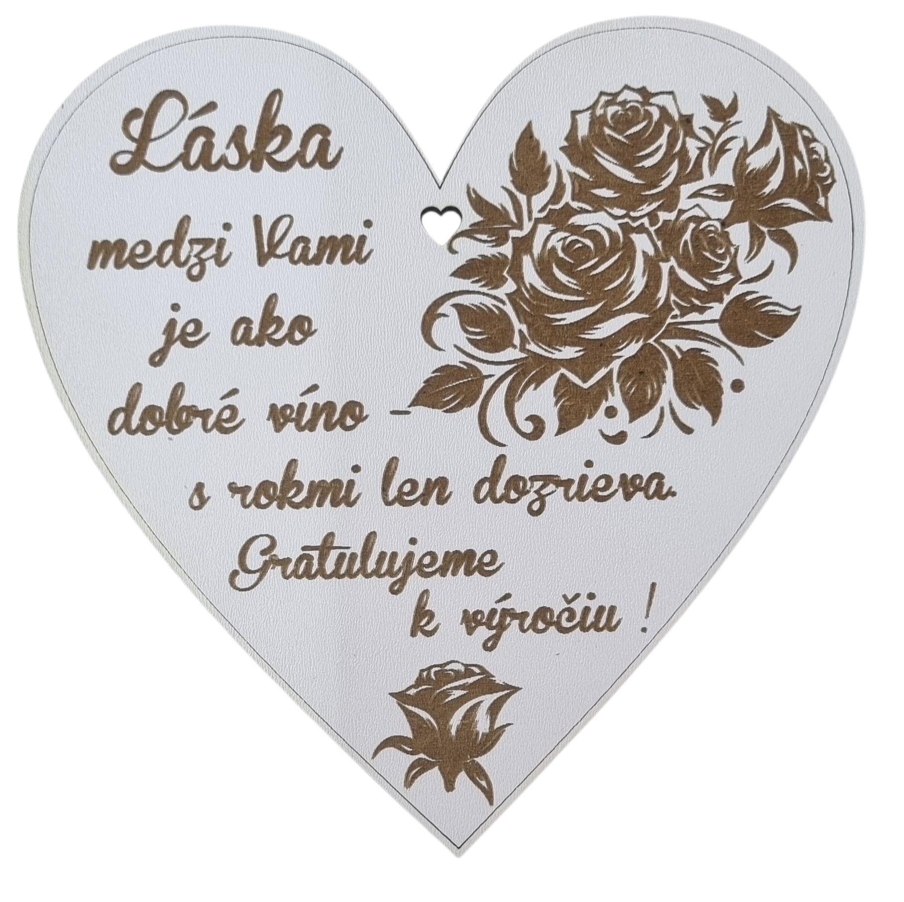 Srdce na zavesenie K VÝROČIU