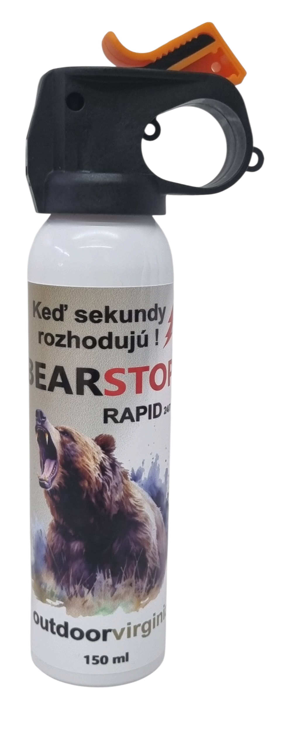 Obranný sprej na medvede BEARSTOP RAPID 24/7 150ml