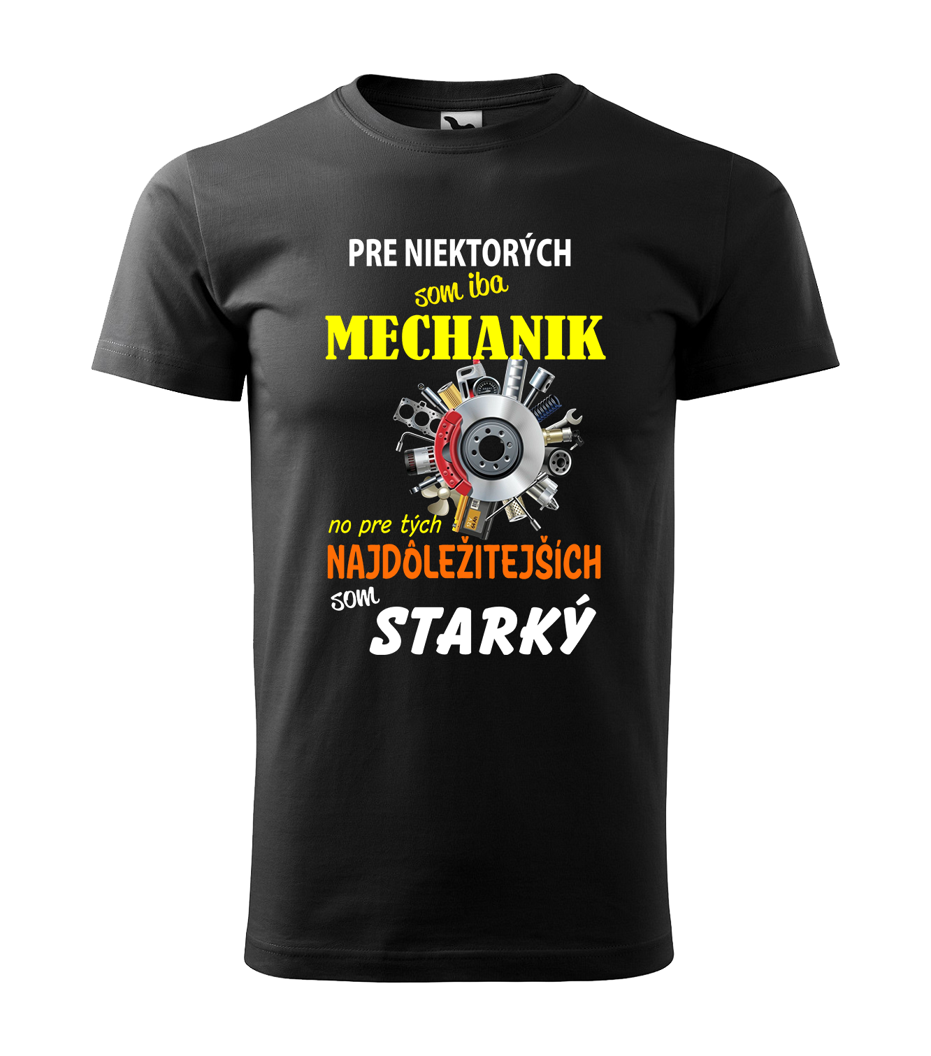 Tričko s motívom Mechanik Starký
