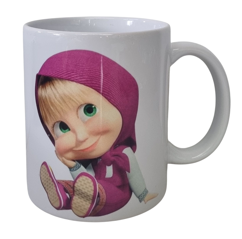 Hrnček keramický s potlačou z rozprávky Máša a medveď 330ml