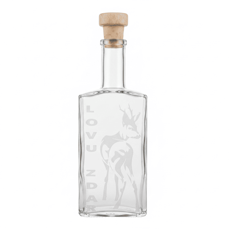 Darčeková fľaša s motívom Srnec Lovu zdar 1000ml