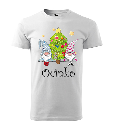 Pánske tričko s motívom Škriatok vianočný